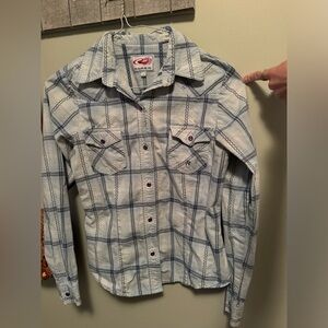 Roper pearl snap size small